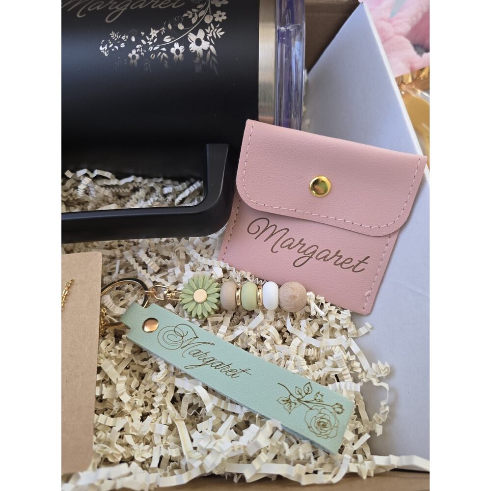 Gift Box Women Birthday Anniversary Graduation Personalized 40oz Tumbler Engrave - Picture 6 of 8